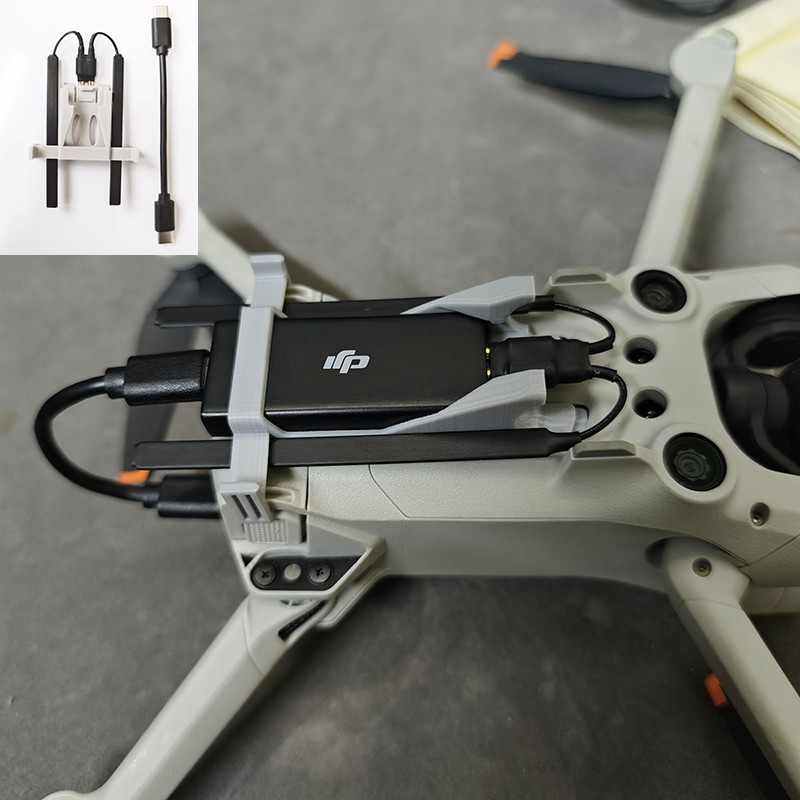 Drone Strobe Light - Staffa fissa per cavo dati antenna